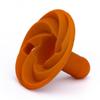 Doodle & Co. Holland Classic Pacifier for New Born Babies | BPA Free Natural Nipple Shape 100% Silicone for Infants | Helps Promote Healthy Oral Development | 0-3 Months | Peach/Rust view 4