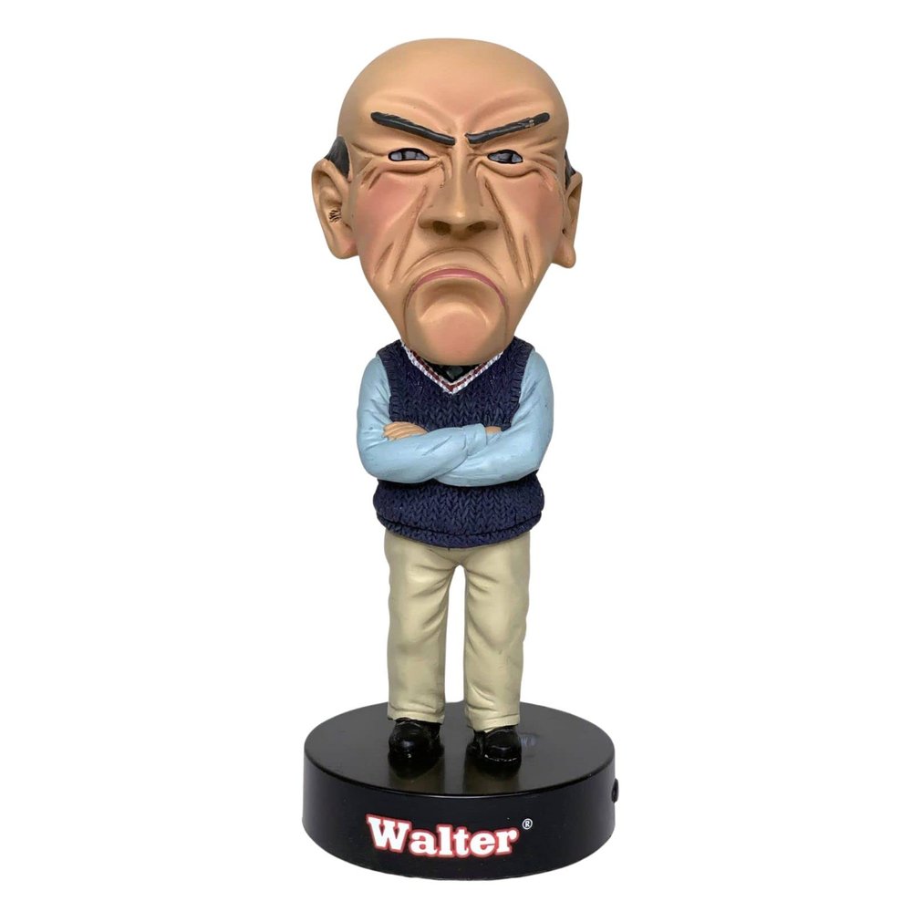 Jeff Dunham - Talking Walter Bobblehead | Talking Bobblehead with 9 Unique Phrases (8")
