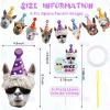 25 Pcs Llama Birthday Banner Garland Funny Decorations Include 1 Pcs Garland and 24 Alpaca Face Cake Cupcake Topper Llama Birthday Decorations Portrait Bunting Cactus Hilarious Bday Party Supplies view 2