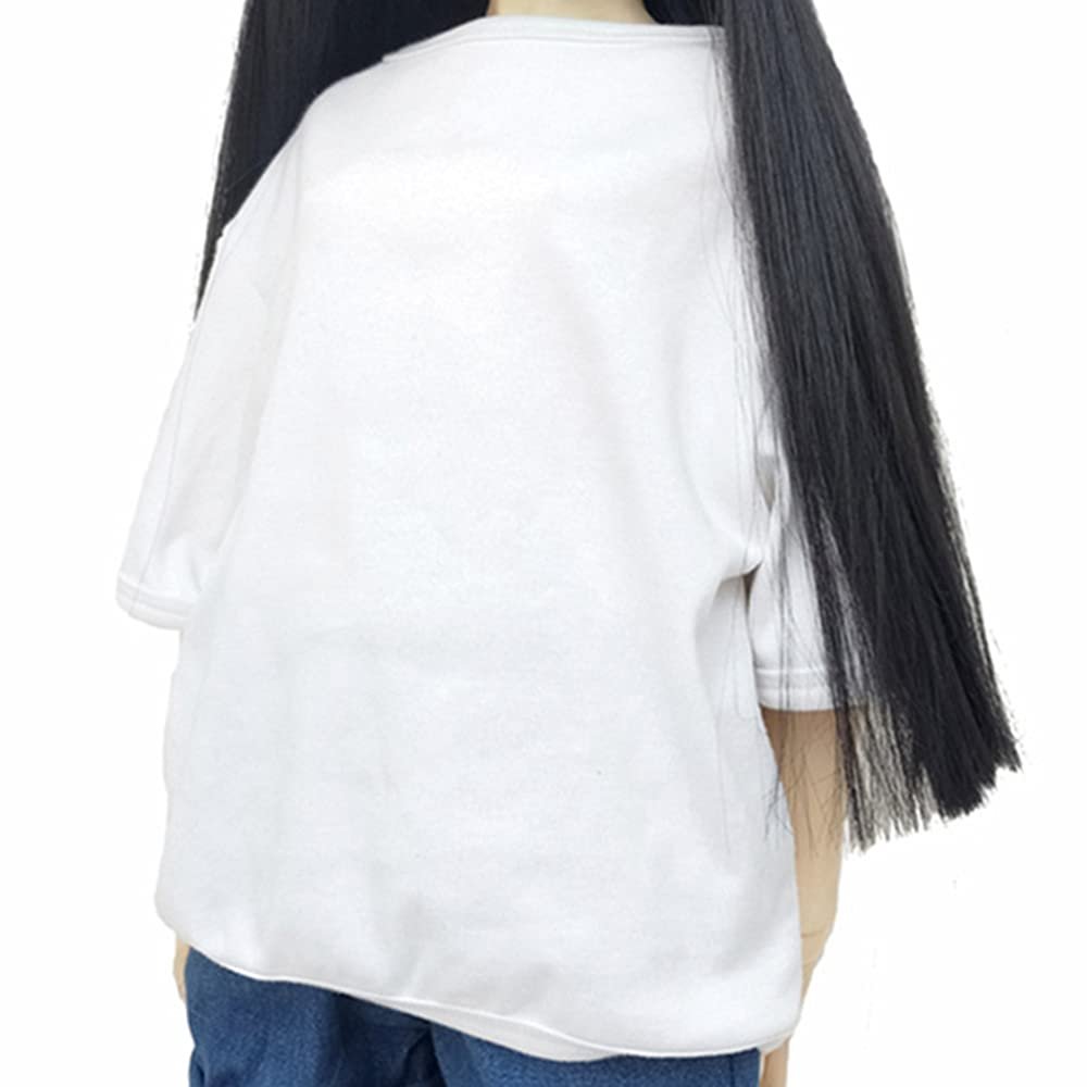 XiDonDon 30CM/45CM/60CM Doll Clothes 1/3 1/4 1/6 Doll Accessories BJD SD DIY Fashion Doll Short Sleeve Male T-Shirt Toy (1/6,White)