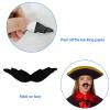 Jutoe 48pcs Fake Mustaches, Self Adhesive Novelty Mustache Set Fiesta Party Supplies for St. Patrick's Day Masquerade Party Costume and Halloween Festival Party (16Style) view 2