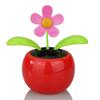 GUITU Car Decoration Solar Power Toy Swinging Toy Desk Decor Car Solar Powered Ornaments Dashboard Ornaments Car Decorating Plants(Red) view 1