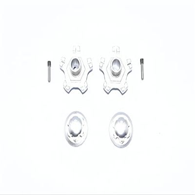 GPM for ARRMA 1/7 Infraction 6S BLX ARA109001 Aluminum Wheel HEX (+6MM)+Wheel Lock -6PC Set (Silver)