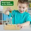 TOY Life Wooden Montessori Screwdriver Board Set for 3 4 5 Toddler & Kid, Preschool Learning Sensory Busy Bus Toys view 4