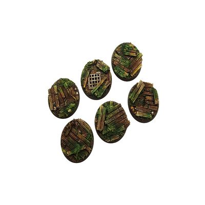 40mm Wood - Round Bases