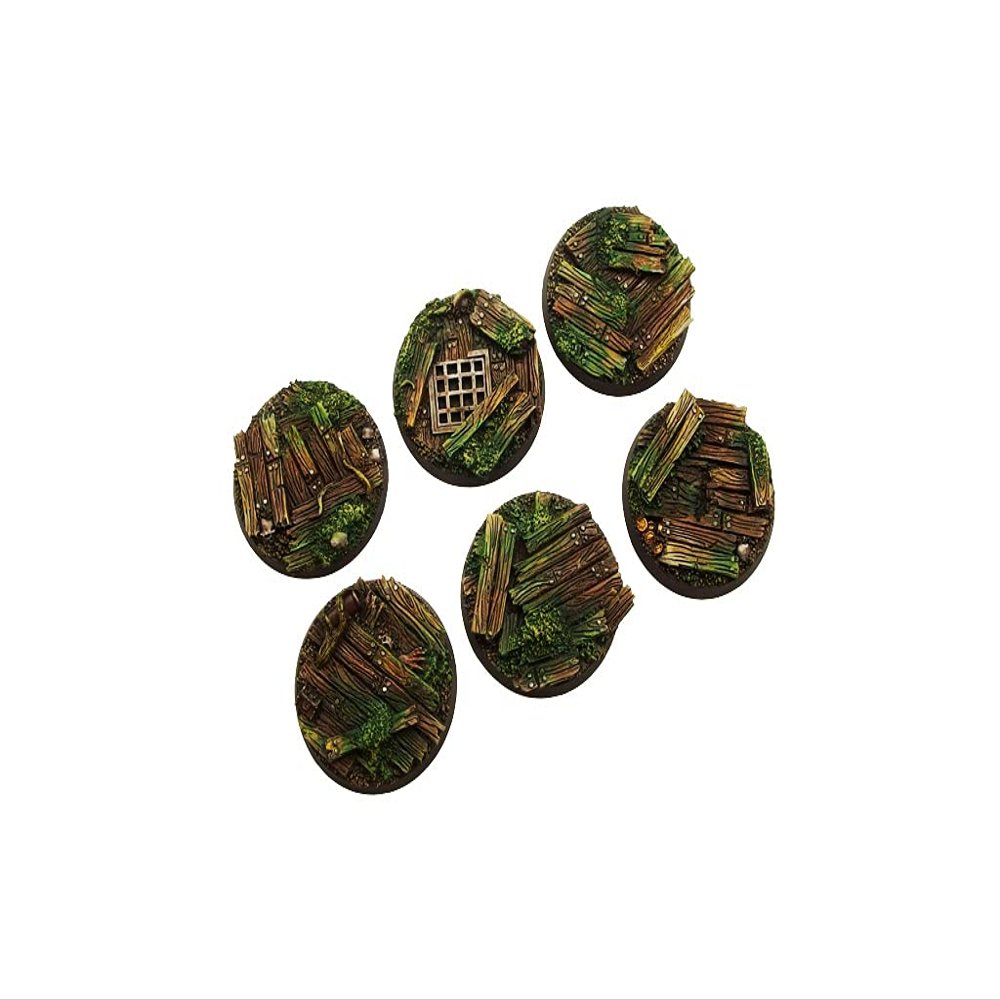 40mm Wood - Round Bases