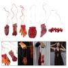 EXCEART 6pcs Halloween Decorations Scary Realistic Severed Hand Body Parts for Haunted Houses Parties Outdoor Decor Vivid Horror Props for Spooky Scenes view 2