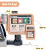 Pretend Role Play Toy Coffee Shop for Boys and Girls with Coffee Maker Machine and Fake Donuts 41Pcs (Classic Edition) view 3