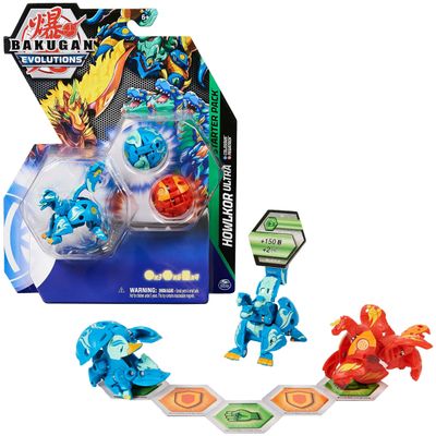 Bakugan Starter Pack 3-Pack, Fused Hydorous x Thryno Ultra,
