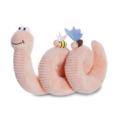 Aurora, 61431, Superworm, Soft Toy, Peach