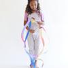 Sarah's Silks Boho Rainbow Streamer - 8' Long Ribbon Wand for Kids, Pretend Play, Dance, Baton Stick Twirling, and Gymnastics Party Favors | 100% Silk and Wood Montessori and Waldorf Toys (1) view 4