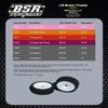 BSR Racing BSRC8027-B 1/8 Buggy Red Foam Tire Compound Black Dish Rim (2) view 4