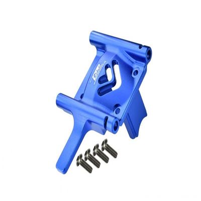 GPM for ARRMA 1/7 Infraction 6S BLX ARA109001 Aluminum Center Differential Cover - 5PC Set (Blue)