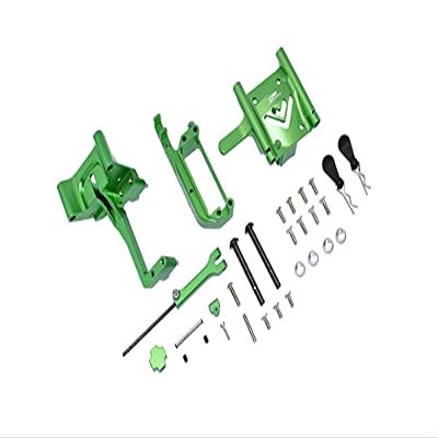GPM for ARRMA 1/7 Infraction 6S BLX ARA7615V2 Aluminum HANDBRAKE KIT + Center Differential Cover - 31PC Set (Green)