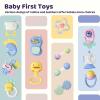 Cuterabit 13PCS Baby Rattles 0-6 Months, Baby Teething Toys with Storage Case, Infant Toys 0-3-6-12 Months, Baby Girl Toys, Best Newborn Christmas Gift for Babies Infants Boy Girl view 2