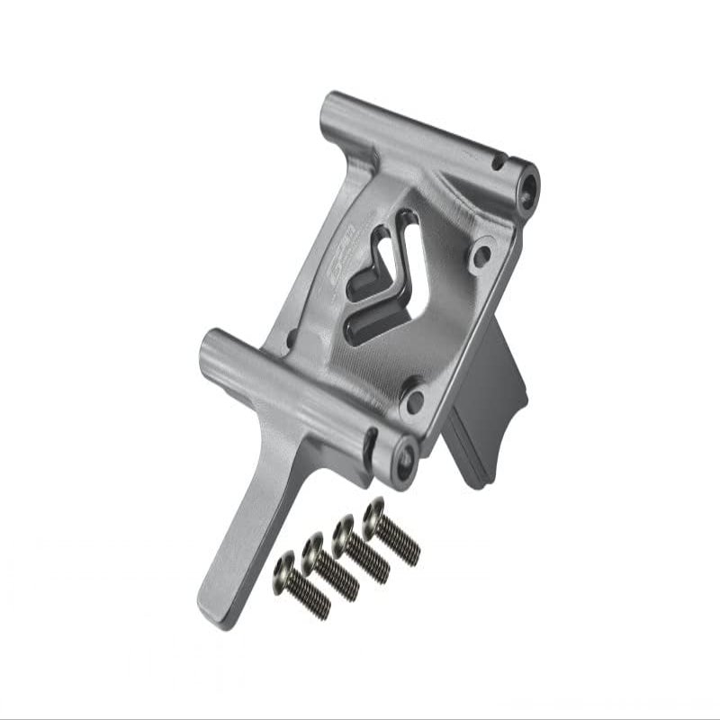 GPM for ARRMA 1/7 Infraction 6S BLX ARA109001 Aluminum Center Differential Cover - 5PC Set (Silver)