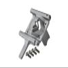 GPM for ARRMA 1/7 Infraction 6S BLX ARA109001 Aluminum Center Differential Cover - 5PC Set (Silver) view 1