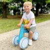 SEREED Baby Balance Bike for 1 Year Old Boys Girls 12-24 Month Toddler Balance Bike, 4 Wheels Toddler First Bike, First Birthday Gifts (Blue) view 3