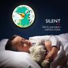 Geek Alerts Voice Activated LED Lighting Dinosaur Cartoon Wall Clock Cartoon Dino Metal Frame Silent Movement Wall Watch Nursery Children's Room Decor view 4