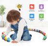 Wondertoys 27 PCS Wooden Magnetic Number Train Set Toy Compatible with Major Brands Train Set Tracks view 2