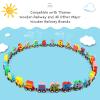 Wondertoys 27 PCS Wooden Magnetic Number Train Set Toy Compatible with Major Brands Train Set Tracks view 4