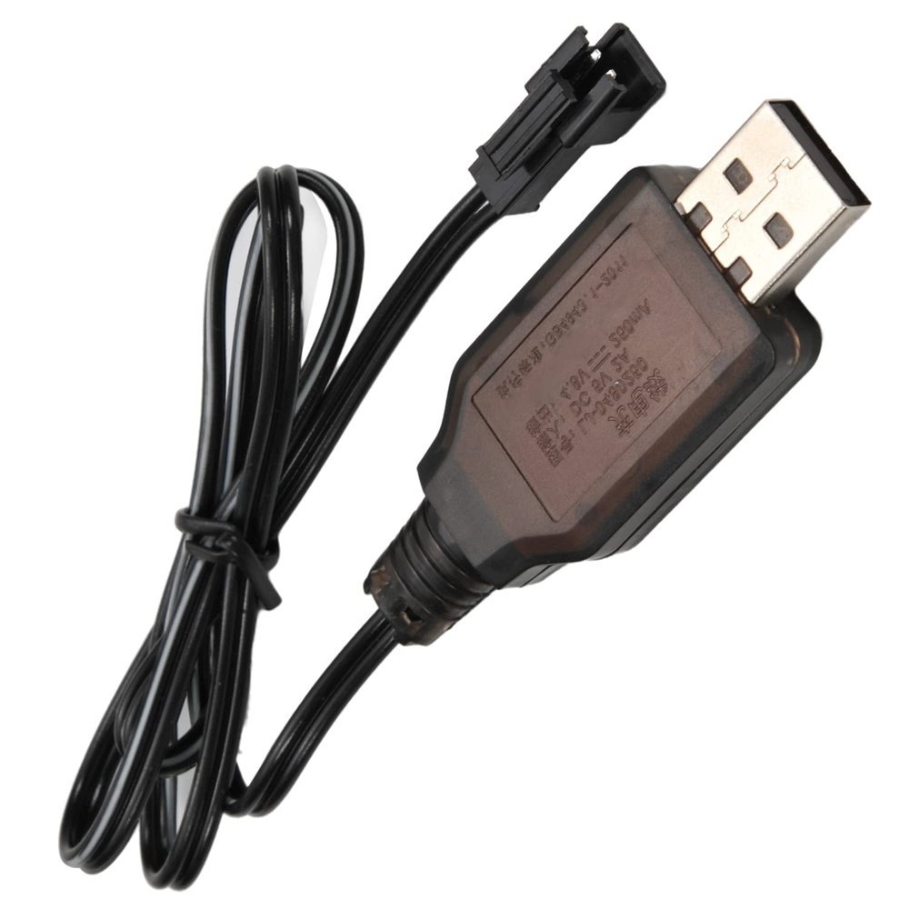 Jutagoss SM-2P Positive USB Charging Cable 4.8V 250mA USB Power Adapter Charger Cable with Connector Plug for RC Car