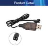 Jutagoss SM-2P Positive USB Charging Cable 4.8V 250mA USB Power Adapter Charger Cable with Connector Plug for RC Car view 4