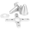 Aluminum Alloy RC Plane Airplane Shaft Motor Propeller Adapter Brushless Motor Spare Parts for C5055 600/400/700KV Model Aircraft Accessories view 3