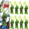 JA-RU Marvel Hulk Sticky Hands Stretchy Toys (8 Hulk Packs) Superheroes Stretchy Snap Hands Bulk Birthday Supplies for Kids, Pinata Filler, Stocking Stuffers in Bulk B-6809-8 view 1