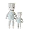 cuddle + kind Dylan The Kitten Little 13" Hand-Knit Doll  1 Doll = 10 Meals, Fair Trade, Heirloom Quality, Handcrafted in Peru, 100% Cotton Yarn view 1
