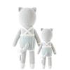 cuddle + kind Dylan The Kitten Little 13" Hand-Knit Doll  1 Doll = 10 Meals, Fair Trade, Heirloom Quality, Handcrafted in Peru, 100% Cotton Yarn view 2