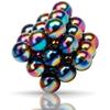 Dilabnba 28PCS Rainbow Hematite Magnetic Ball Fidget Toy for Adults, Men Women Magnetic Hand Roller Office Desk Toys for Gifts, Science Kit Rare Earth Magnets with Fiber Case, Age 15+ view 2