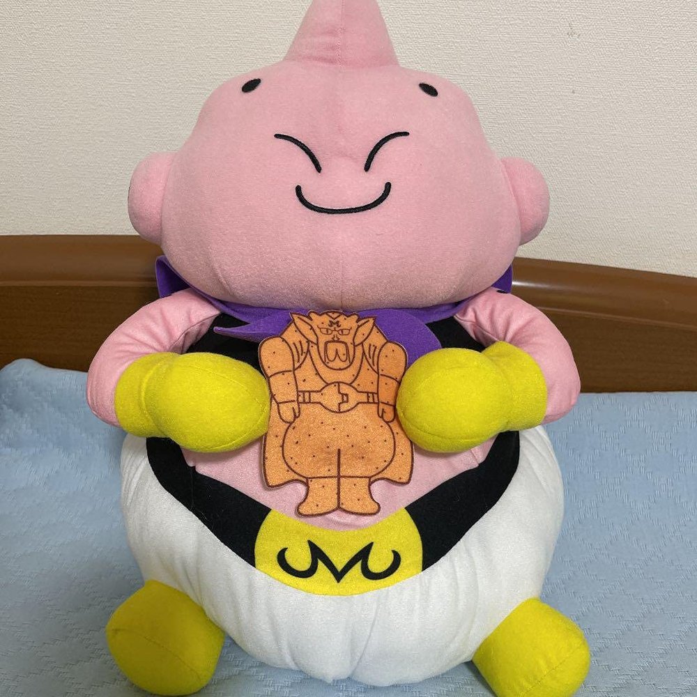 Banpresto Dragon Ball Z Mecha Custom Maji Buu Stuffed Soft Plush 33cm Japanese