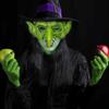 Alodidae Witch Mask Scary Green Goblin Masks for Halloween Carnival Party Cosplay Costume view 3
