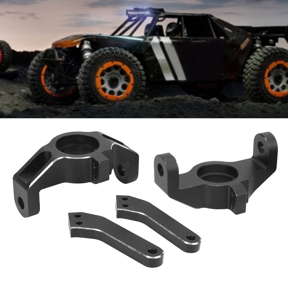 VGEBY RC Steering Cup Group, Wheel Carrier Hub Steering Cup Mount Compatible for 1/5 RC Desert OffRoad Vehicle Dbxl Mtxl Model Car Accessories Dbxl Aluminum