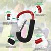 Yinpecly 3Pcs Stroller Hooks by Baby,5.51 inch Length Large Stroller Hooks for Mommy,Convenient Organizer Hook Bag Clips Pram Pushchair Grocery or Diaper Bags Holder, Red view 4