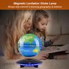 Magnetic Levitating Globe, 6 Inch LED Levitation Floating World Map Globe, Auto Rotation Suspended in Mid-air with Touch Control for Home Office Desk Decoration view 4
