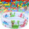 01 Kiddie Pool, Easy to Store Circles Swimming Pool, Wear- Inflatable Swimming Pools for Kids and Toddlers view 3