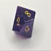 7 Piece Polyhedral Amethyst Gemstone RPG Dice Set for DND Dungeons and Dragons Pathfinder MTG, Purple view 4