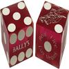 Cyber-Deals Craps & Texas Hold'em Poker Essentials Set: 2-Sided 6ft x 3ft Felt Layout, Las Vegas Casino Table-Played Dice & Cards, Plus Storage Pouch (Bally's (Purple Frosted)) view 3