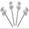 4Pcs Universal Baby Gate Threaded Spindle Rod, M8 (8mm) Replacement Bolt Part for Pet Pressure Mounted Safety Gates, Extra Long Baby Tension Gate Extender (White) view 1