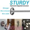 4Pcs Universal Baby Gate Threaded Spindle Rod, M8 (8mm) Replacement Bolt Part for Pet Pressure Mounted Safety Gates, Extra Long Baby Tension Gate Extender (White) view 2