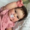 Pinky Reborn 50CM Reborn Baby Dolls,20 Inch Realistic Newborn Baby Dolls with Lifelike Soft Body Silicone Limbs Birthday Gift Set for Girl Ages 3+ view 2