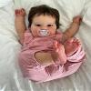 Pinky Reborn 50CM Reborn Baby Dolls,20 Inch Realistic Newborn Baby Dolls with Lifelike Soft Body Silicone Limbs Birthday Gift Set for Girl Ages 3+ view 3