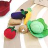 Felt Food Vegetables 7-Piece Set for Kids - Toddler Pretend Play Grocery Basket with Soft Plush Vegetables (Tomato, Carrot, Potato) - Educational Toy Food Playset for Ages 3+ view 4