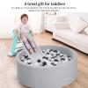 Heopeis Soft Plastic Ball Pit Balls for Ball Pit, 100pcs Plastic Toy Balls for Kids,Crush Proof Balls for Baby Toddler 1 2 3 4 5 Years Old Ball Pool Play Tent, Baby Pool Water Toys, Party Decoration view 3