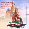 Geniteen Building Block Set, Saint Basil's Cathedral Architecture Model Micro Mini Blocks, Educational Mini Blocks, 4300 PCS view 2