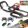 40FT Slot Car Race Track Set Electric Powered Super Loop Speedway with Four Cars for Kids with Sounds and Light Dual Racing Adult-Slot Car Set view 1