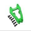 GPM For Losi 1/10 Lasernut U4 Tenacity LOS03028 Upgrade Parts Aluminium Front Bumper Support Frame - 7Pc Set Green view 1