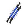 Axial 1/10 RBX10 Ryft 4WD Rock Bouncer Upgrade Parts Steel + Aluminum Front + Rear CVD Drive Shaft - 6Pc Set Blue view 1